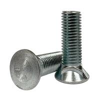 3/4"-10 X 2" #3 Flat Head Plow Bolt, Grade 8, Zinc